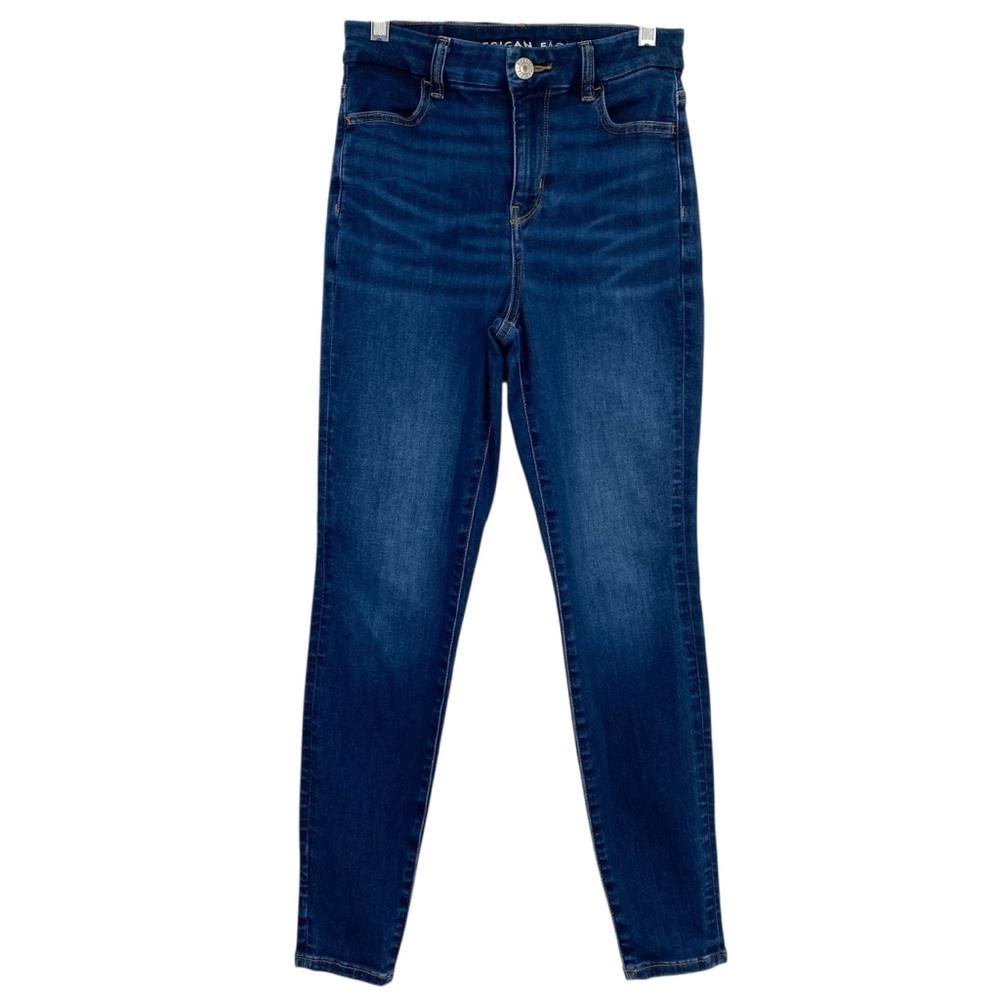 American Eagle Next Level Stretch Jeans Curvy Hi-Rise Dark Wash Jeggings